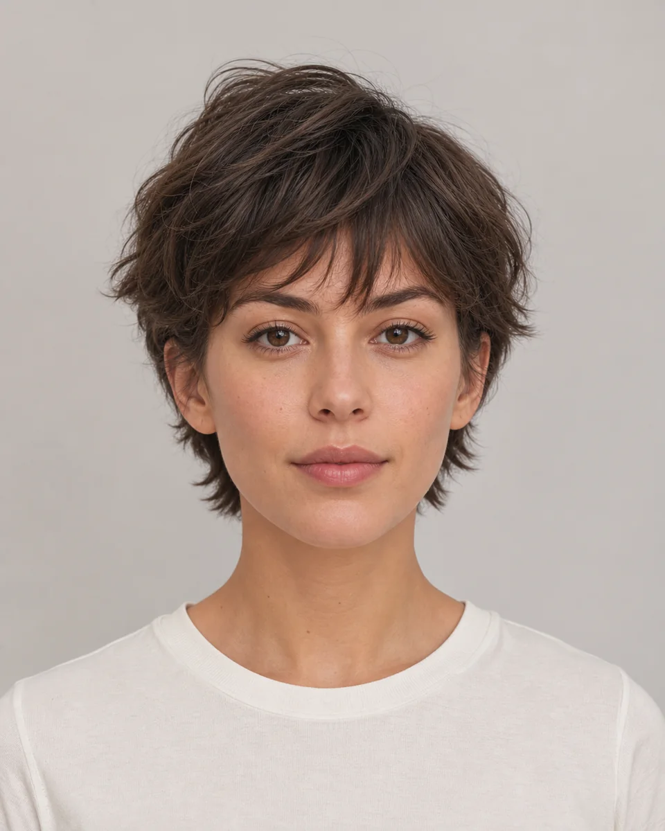Western bixie — synthetic hairstyle study portrait