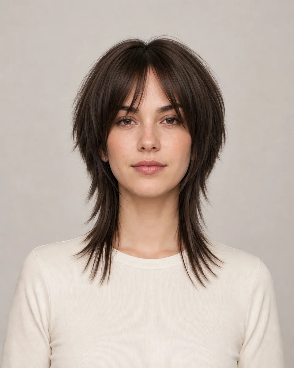 Octopus cut — synthetic hairstyle study portrait